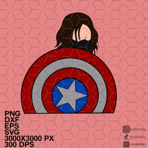 Bucky Barnes SVG | Bucky Barnes art | Bucky Barnes decal | Winter soldier SVG | Winter Soldier file for cutting | Bucky Barnes cricut