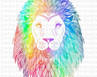 Download Mandala Lion Svg Etsy