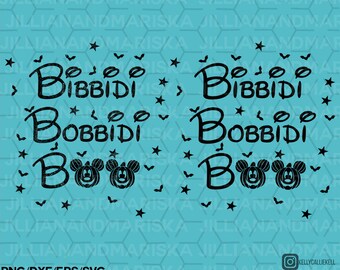Bibbidi Bobbidi Boo Halloween SVG, Pumpkin Mickey png, eps, dxf halloween files, clipart, halloween sublimation download