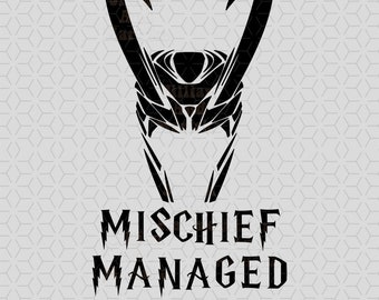 God of mischief svg png eps dxf, customizable digital file