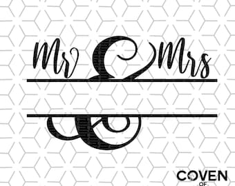 Mr and Mrs wedding png svg | Mr and Mrs SVG | Mr and Mrs design | Mr and Mrs decal | Mr and Mrs letters | Mr and Mrs cut file | Mr and Mrs