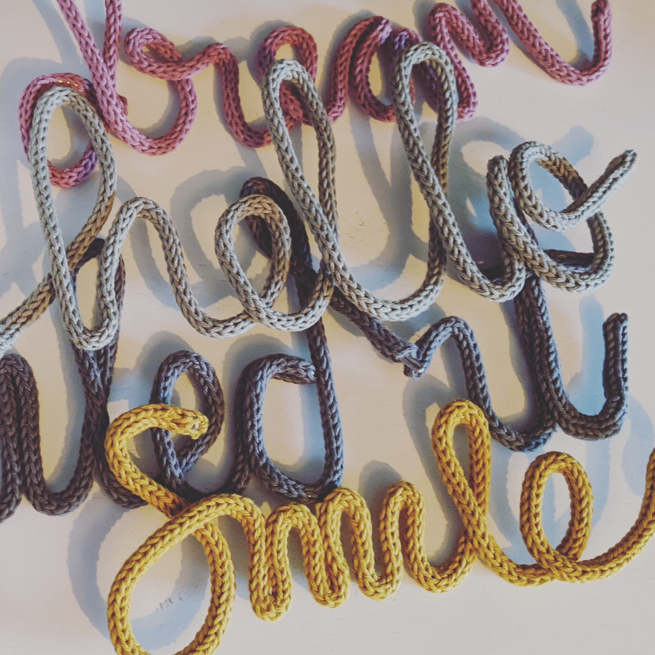 Knitted Wire Word Wall Hangings and Decor Etsy