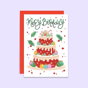 Joyeux anniversaire Noël Carte d'anniversaire | né en décembre drôle de Zazzle.be Liste d'envies Vous avez des idées ? Carte du zodiaque Capricon Sagittaire | Carte d'anniversaire gâteau de Noël