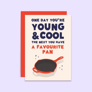 Carte d'anniversaire amusante pour un ami | Blague préférée | Un jour jeune et cool | Humour vieillissant | Carte pleine d'esprit