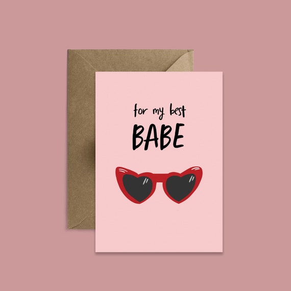Galentin Tageskarte Beste Freundin Valentinstag Karte Etsy