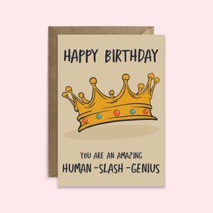 Joyeux anniversaire - Vous êtes un incroyable génie de la coupe humaine | Carte d'anniversaire drôle | Brooklyn 99 | Jacques et Amy