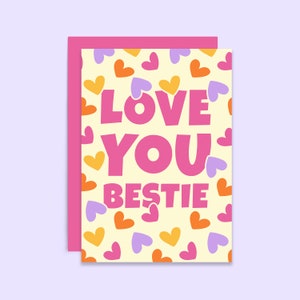 Je t'aime carte Bestie | Pour le meilleur ami | Normandie | Pour elle