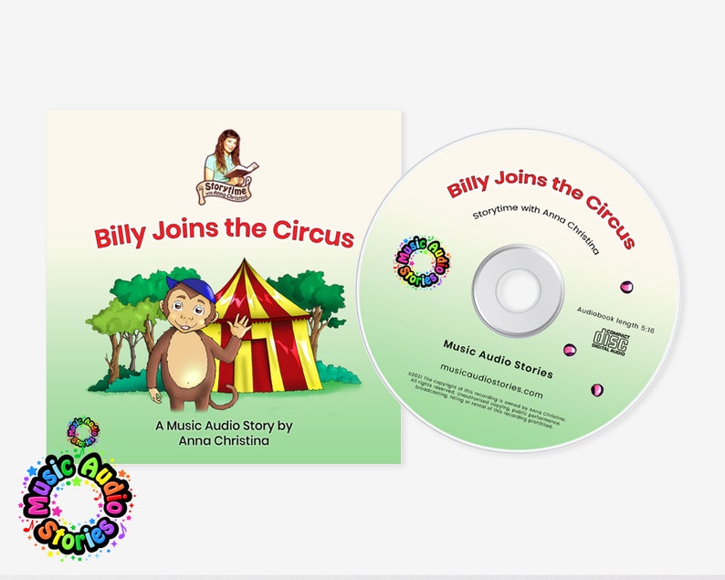 Music Audio Story CD with a Sing-along Song  Fun Circus Story image 1