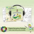 Audiobook + Printables for Kids | Magical Music Audio Story for children with flowers and a fairy | Colouring In | Chris the Caterpillar