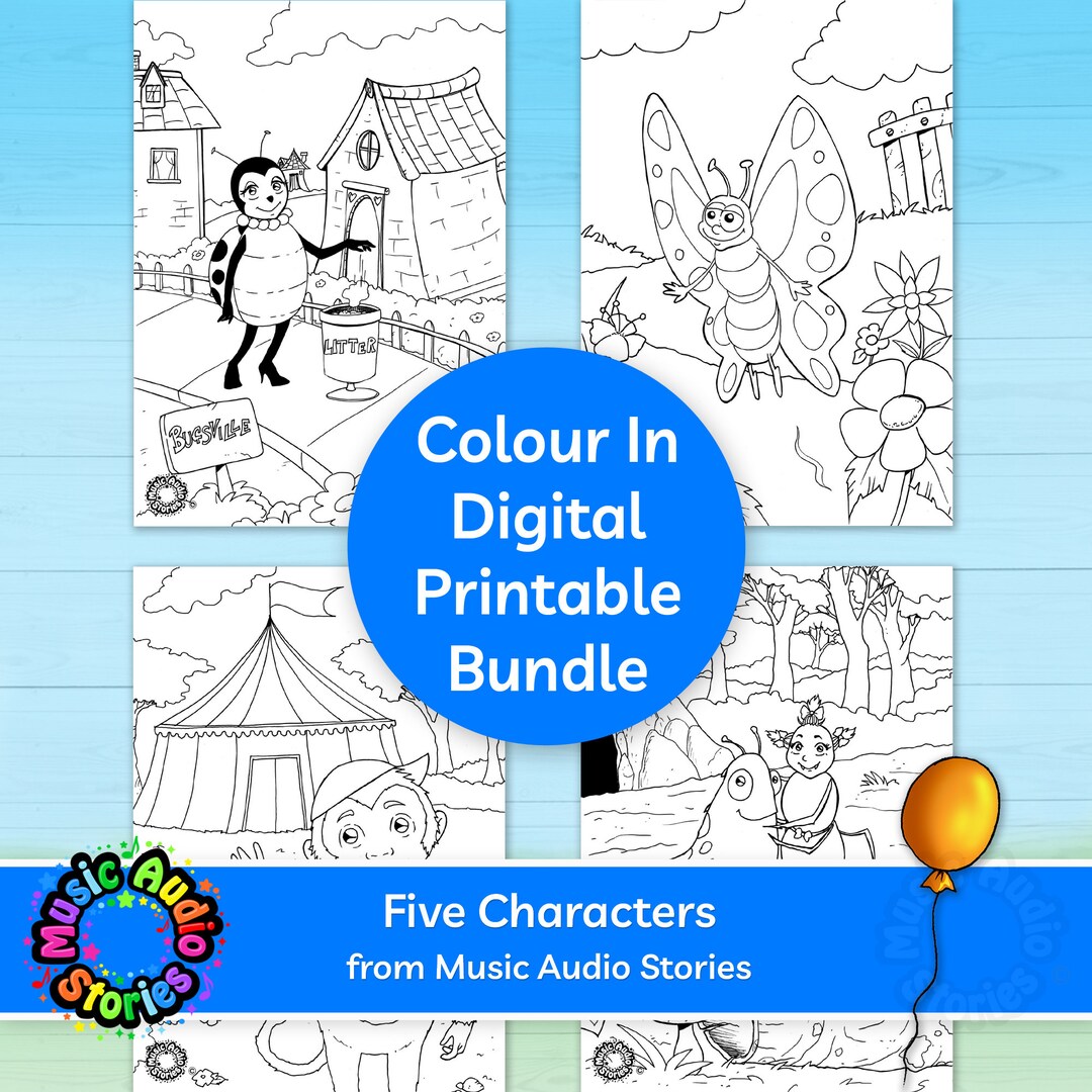 Colour in Pages Printables for Kids Colouring Pages for Children ...