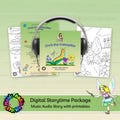 Chris the Caterpillar Audiobook: Kids' Spring Music Story & Printables (Digital Download)