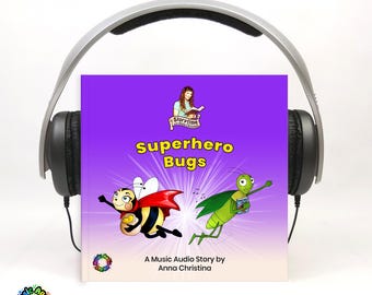 Superhero Bugs Audiobook: Fun Sing-Along Music Audio Story (Digital Download)