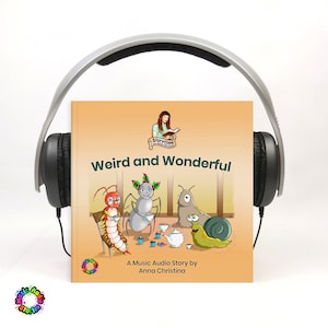 Audiobook Teaching Kids Mindfully about Bugs | Bedtime Music Audio Story for children with a sweet sing-along song | Weird and Wonderful