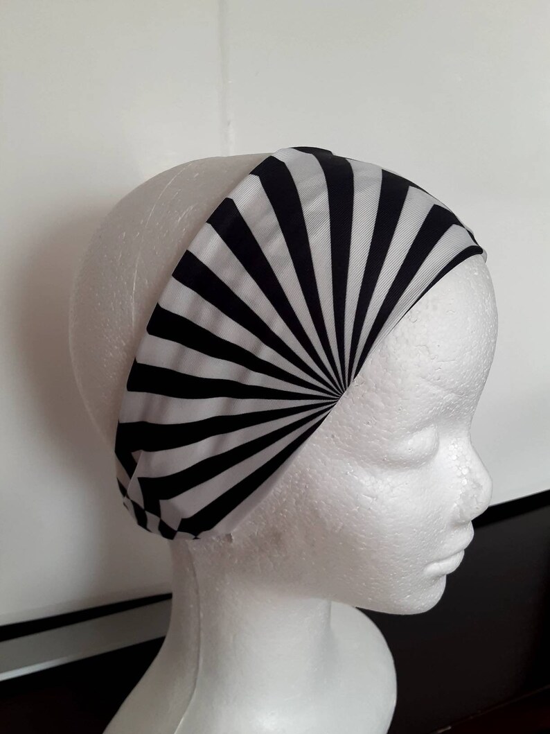 Headband With Optical Illusion Fabric Etsy