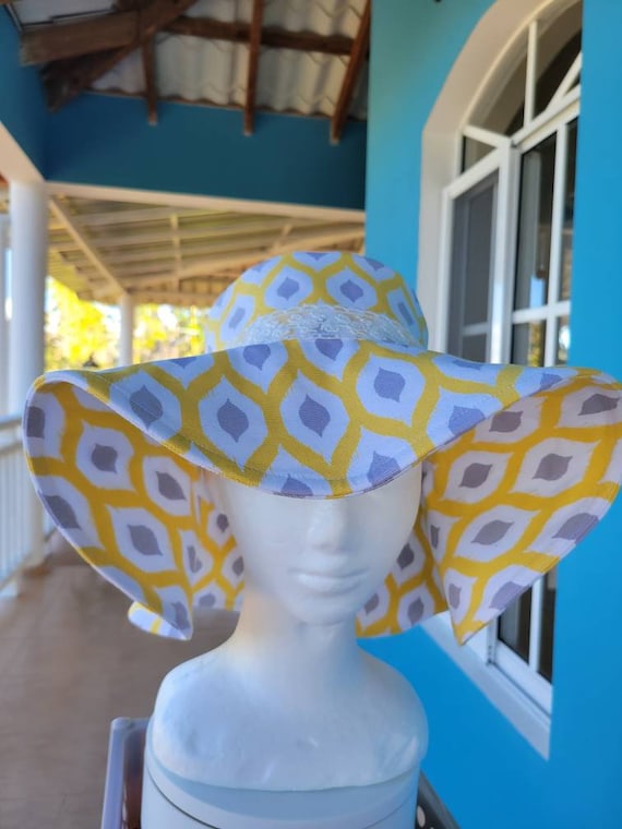 Packable Sun Hat for Women/ Wide Brim Summer Hat/ Beach Wide Brim