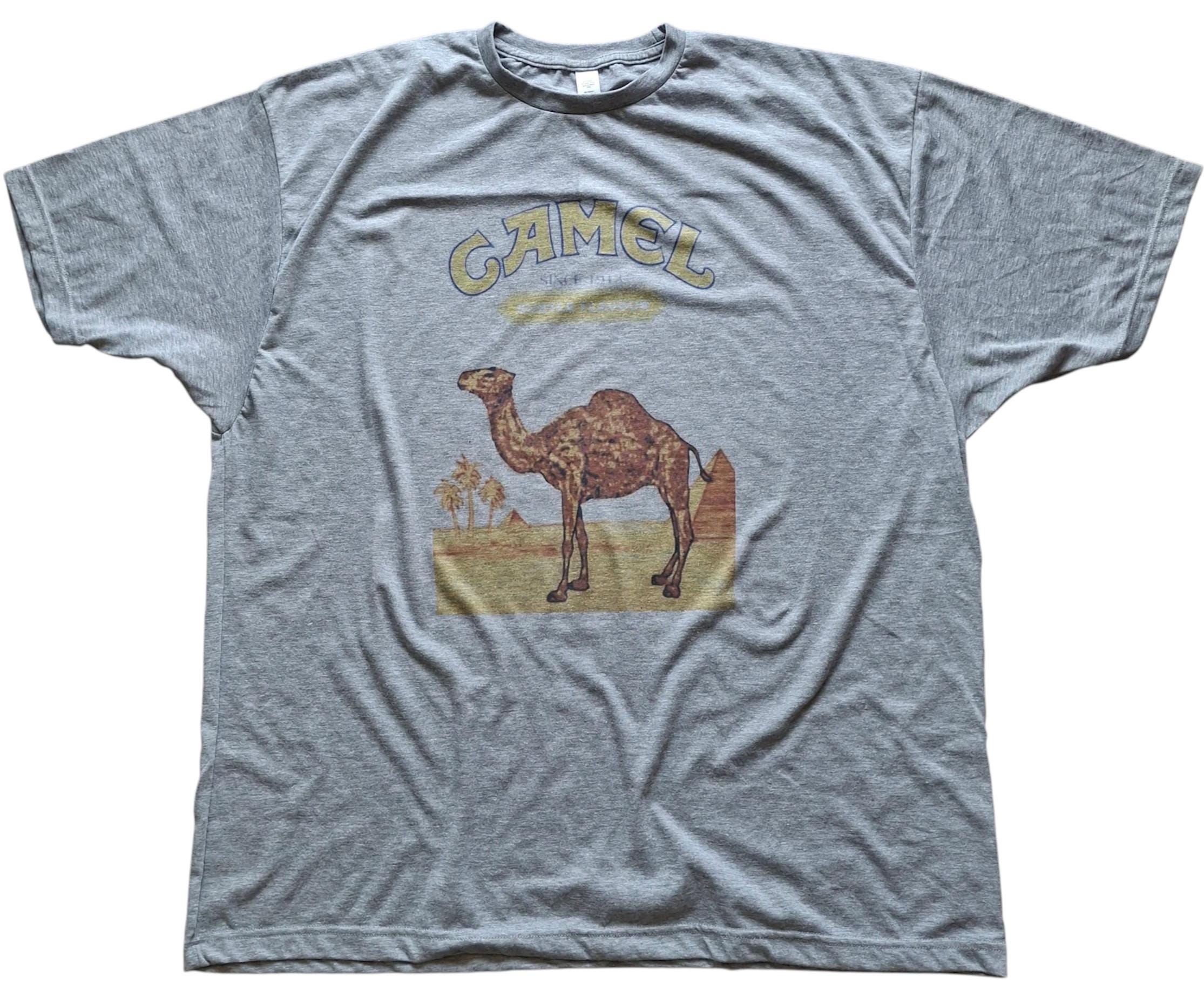 NEW Camel Cigarette Vintage Gold T-shirt Unisex Cotton S-5XL Gift Idea  Graphic Design
