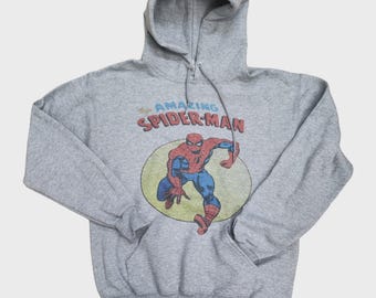 Spider-Man Unisex Hoodie Hooded Sweatshirts VINTAGE GRAPHIC gift soft style