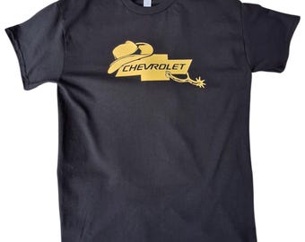 Classic Chevy wester style logo T-shirt design