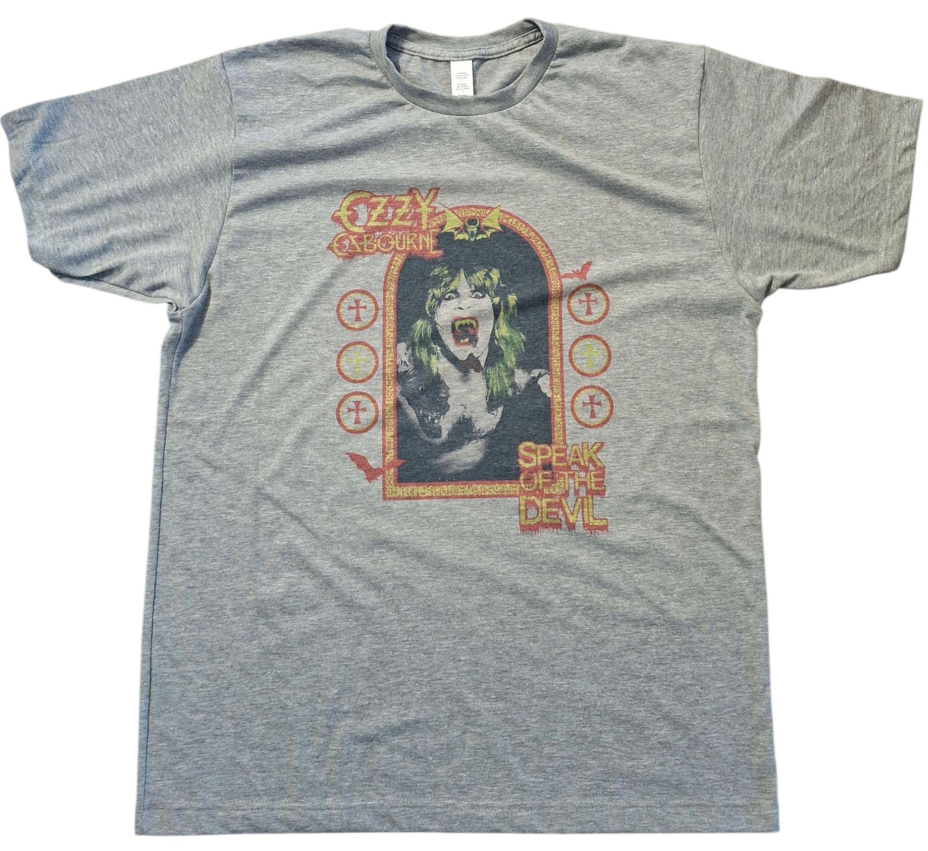 Vintage Style Ozzy Osbourne T-shirt Speak of the Devil 1982 - Etsy