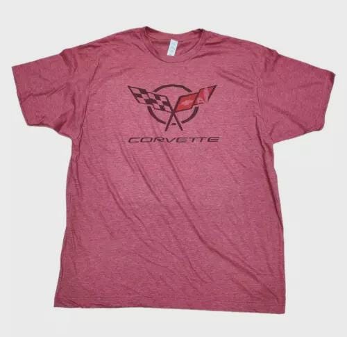 Vintage corvette racing T-shirt Size large on a