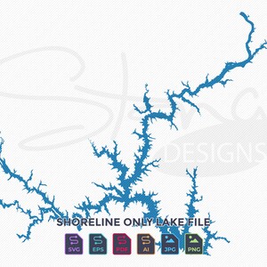 Può includere: File di lago solo con la linea di costa. Il download digitale include i file SVG, EPS, PDF, AI, JPG e PNG.