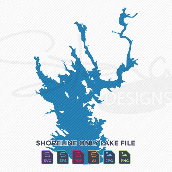 Lake Pleasant Az Map Etsy