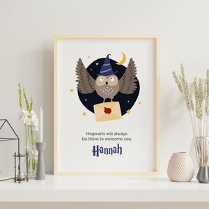 Namensposter | Personalisiert | Kind | Baby  | Individuell | Geschenk | Zauberer | Wizard | Druck | Minimalistisch