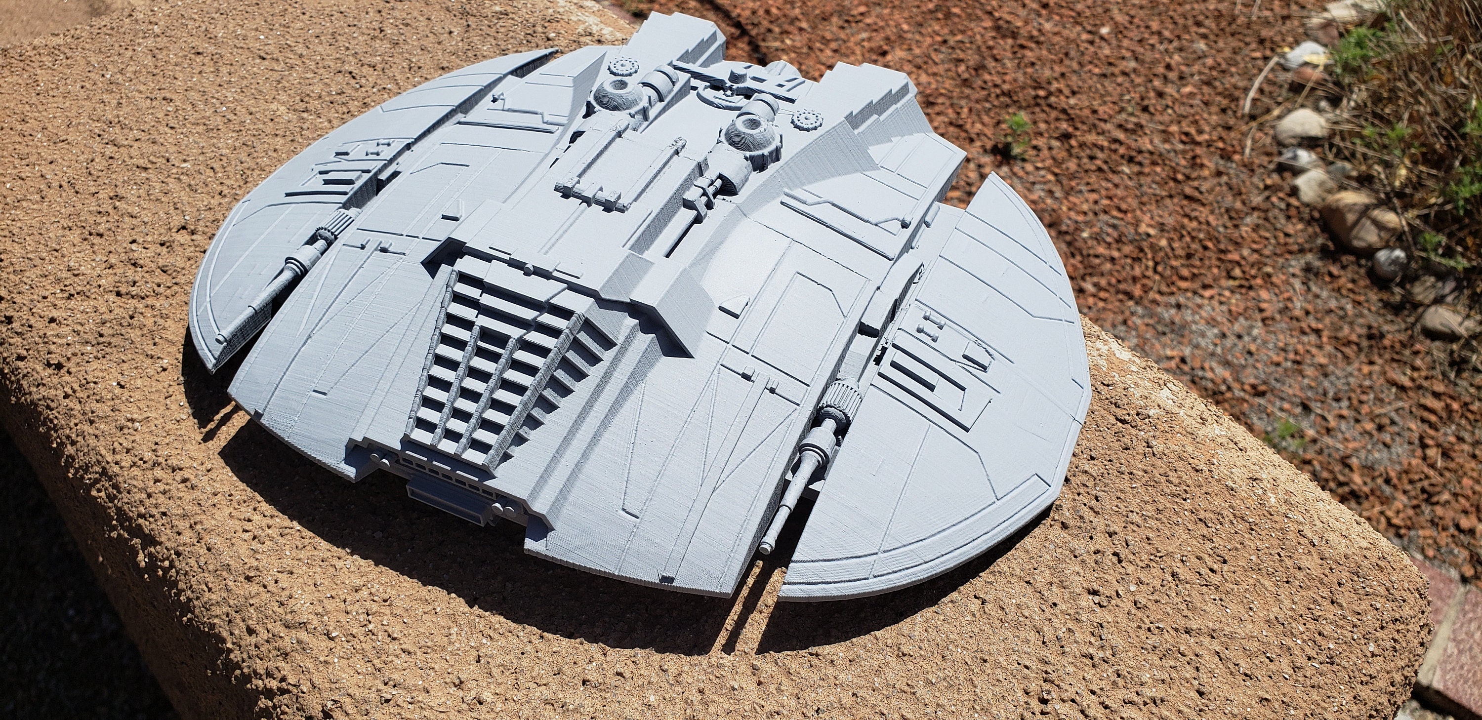 BattleStar Galactica TOS Cylon Raider 3D Printed