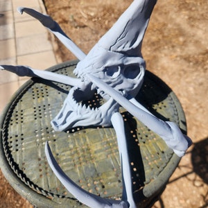 Subnautica Reaper Leviathan Skull 7.25 Inches Tall