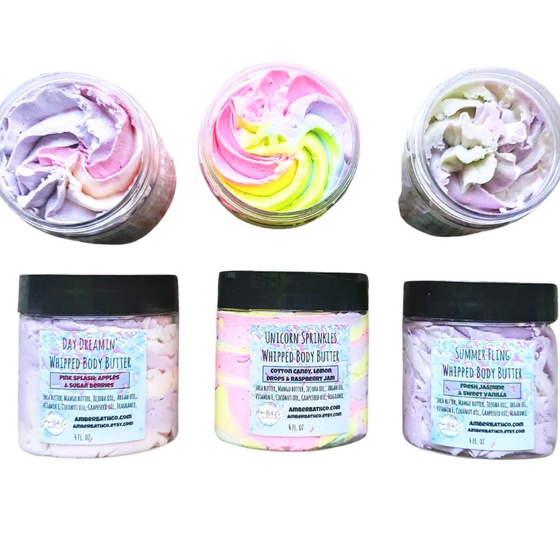 Whipped Unicorn Body Butter Rainbow Body Butter Gifts for Her Etsy