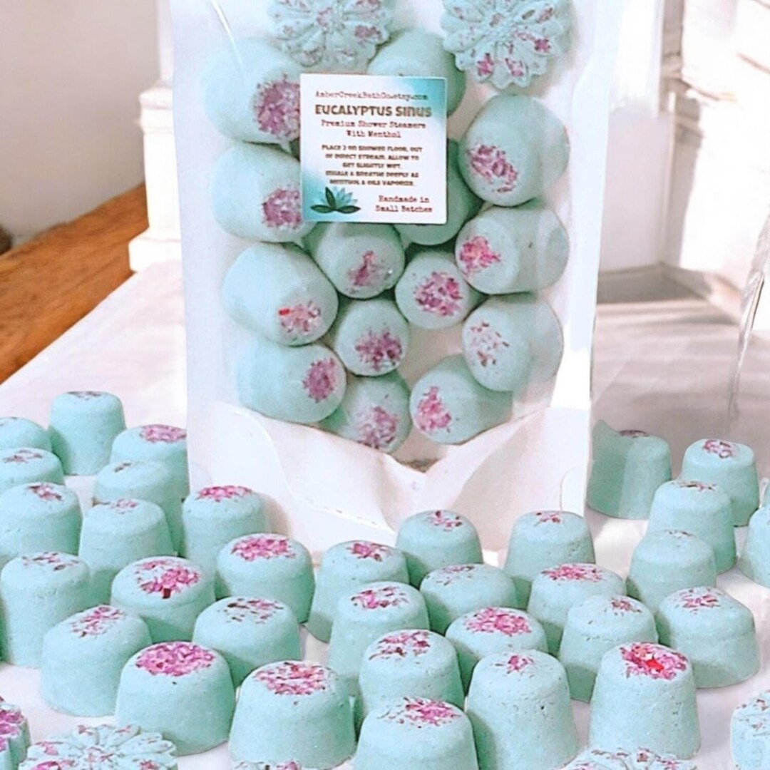 EXTRA STRENGTH Menthol Sinus Shower Steamers Sinus Relief Shower ...