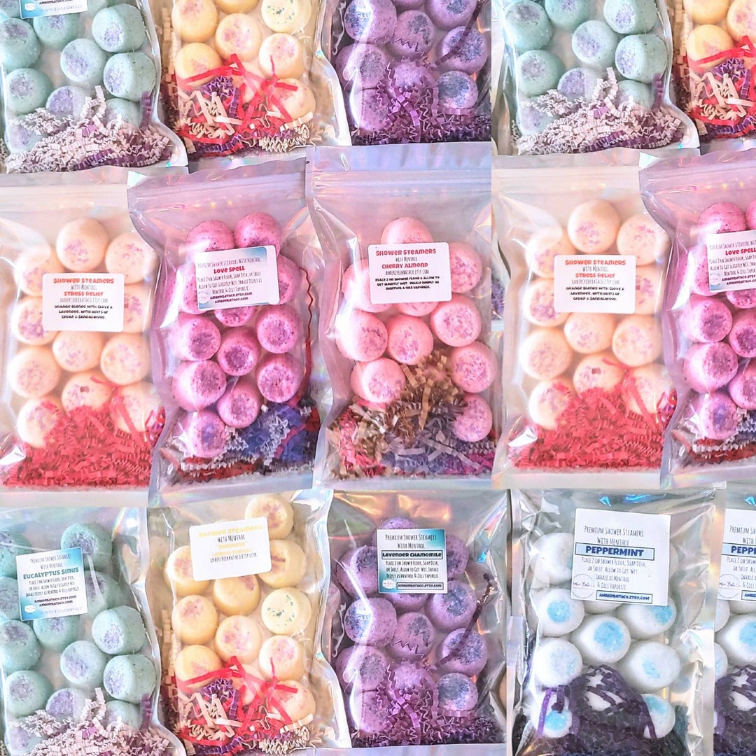 Shower Steamers Gift Set, Menthol Shower Steamer Shower Fizzies DIY