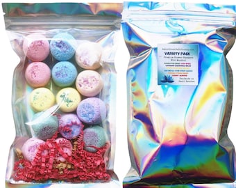 14 Shower Steamers variety pack, shower bombs favor, shower bomb, gift baskets, shower steamers bulk, shower steamer, sampler variety shower