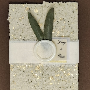 Invitation de mariage provençale élégante chic et délicate