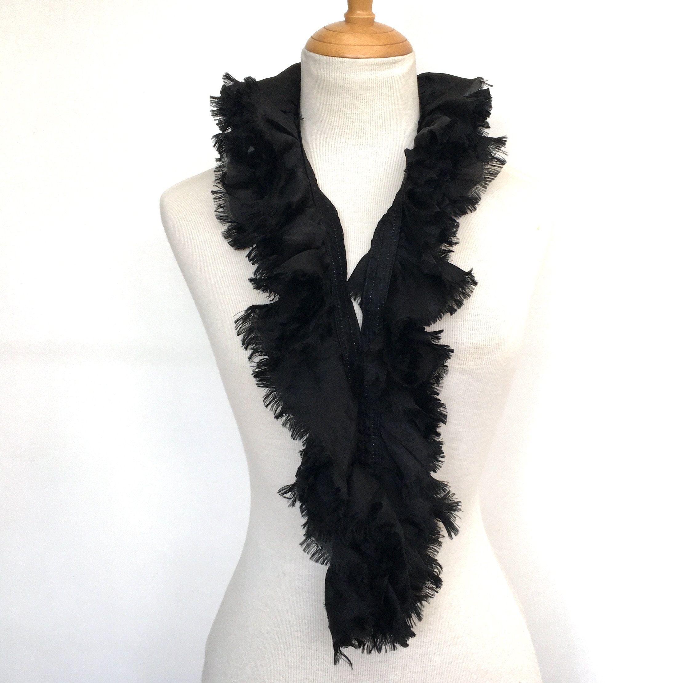 美品　marge tokyo Ruffle scarf Ruffle scarf (blue) - MARGE Online Shop