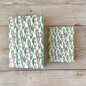 A6/A5 handmade/recycled paper/bound/ruled notebooks