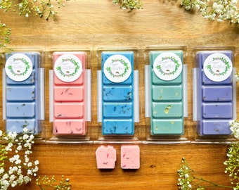 The Laundry Collection, Box of 5 Botanical Soy Wax Melt Snapbars & Duo of Laundry Basket and Washing Machine Shaped Melts