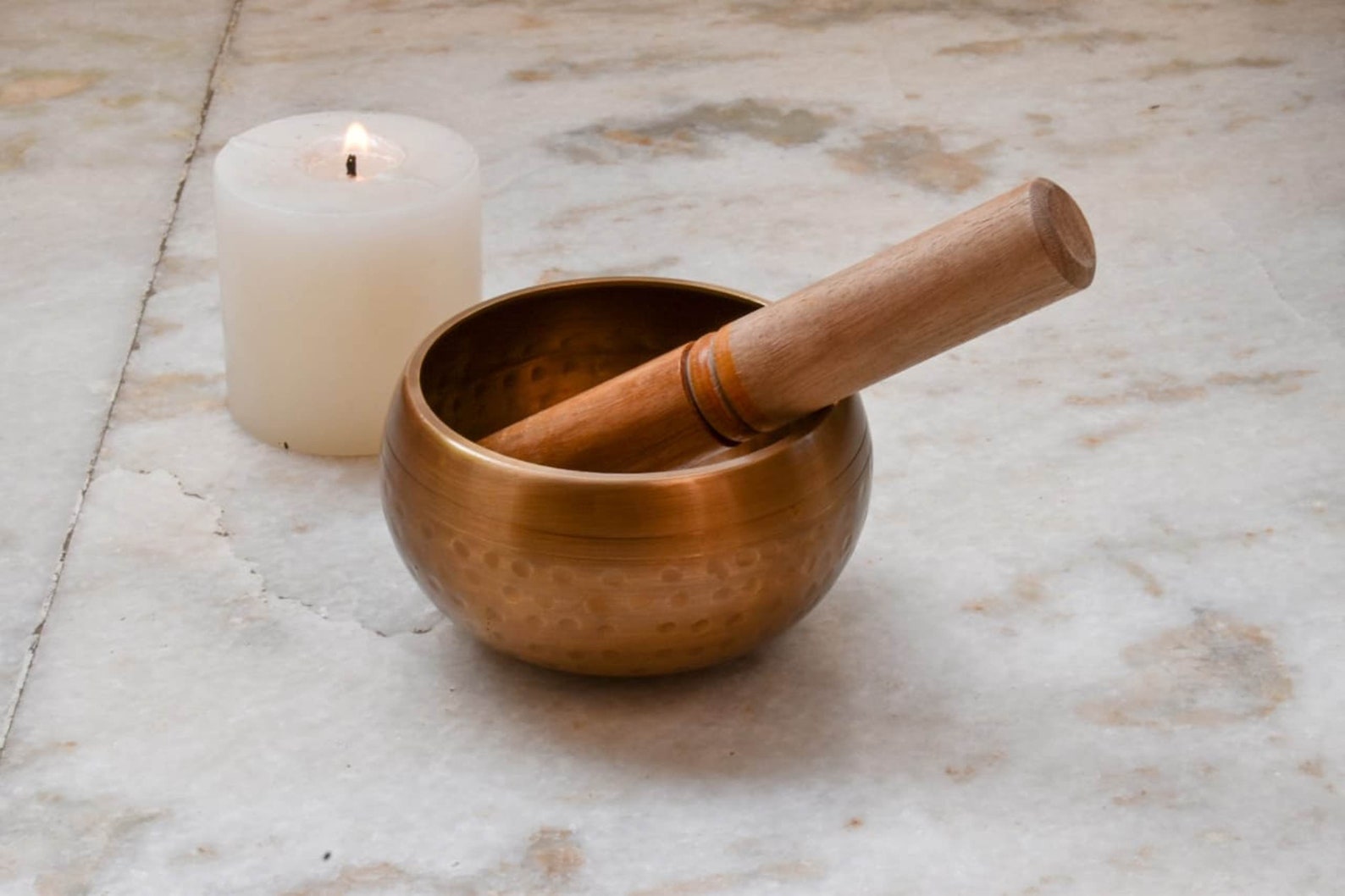 Hammered High Vibration Singing Bowl for Meditation Healing Etsy