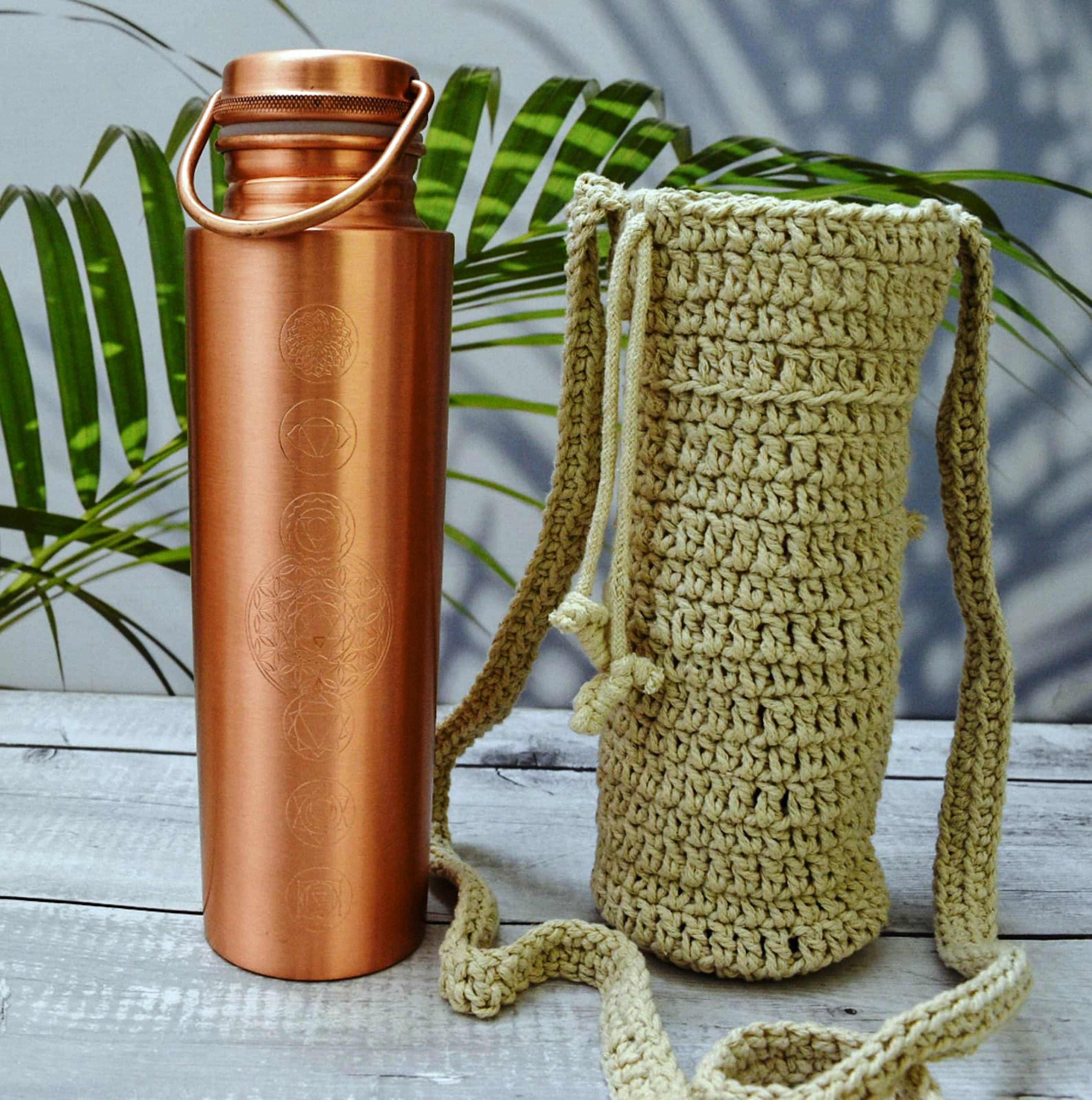 Amazon.com: VONECO 100% Pure Copper Water Bottle for