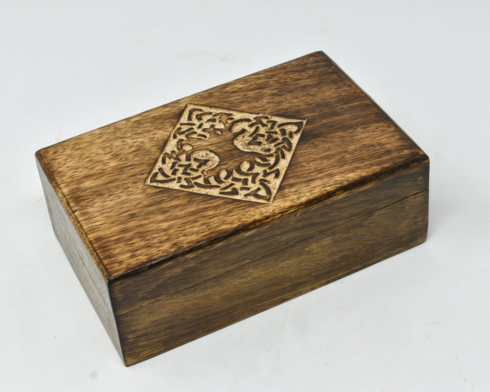 Hand Engraved Wooden Box Keepsake Jewelry Organizer &Storage Etsy