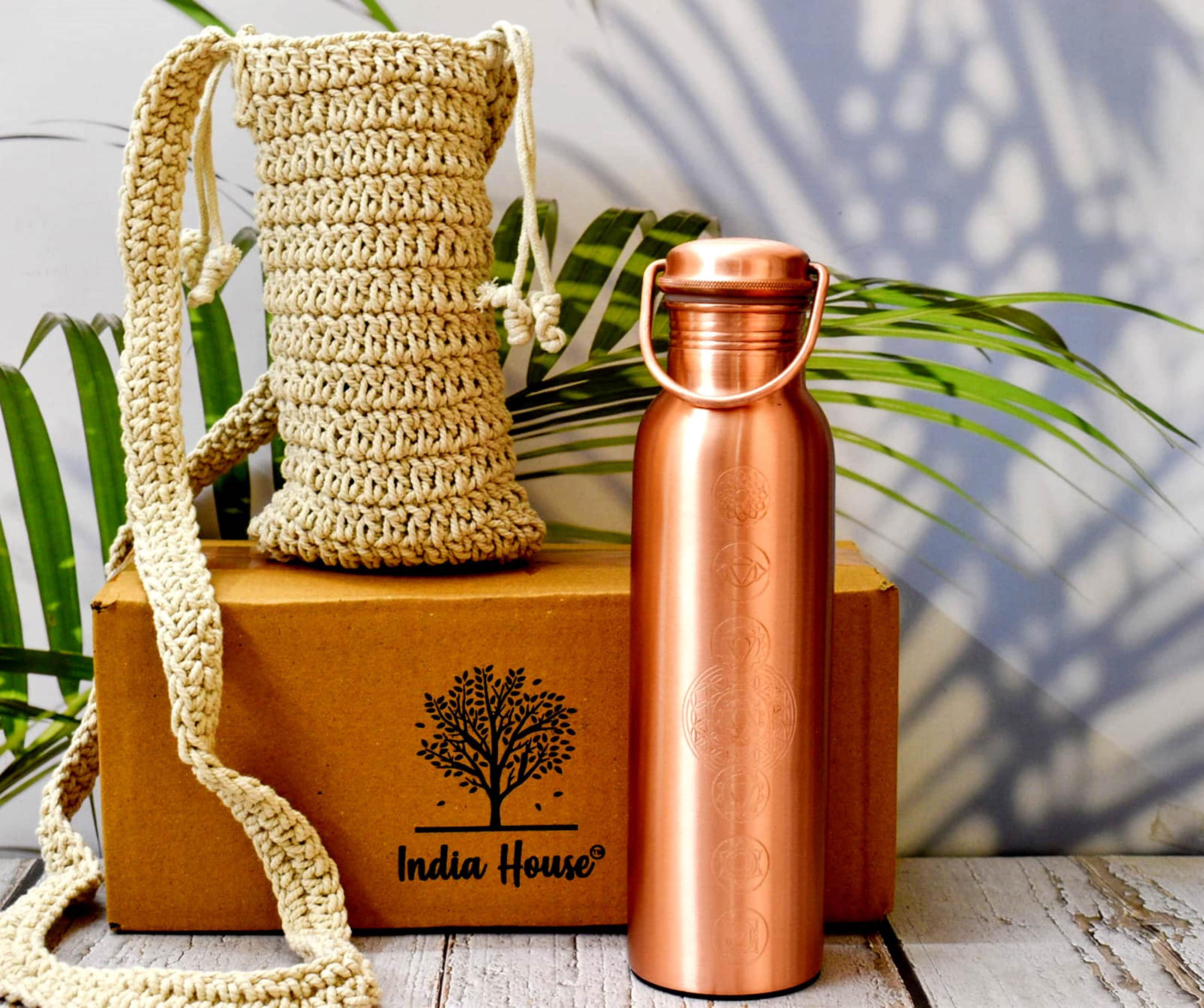 Amazon.com: VONECO 100% Pure Copper Water Bottle for