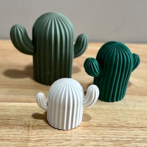Cactus ring holder, concrete jewellery display, cute ring cone, cactus decor, gift for plant lover, minimalist desk decor, cactus ornament