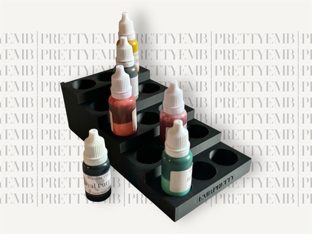 10ml Pigment Storage, 15ml Paint Rack, Tiered Stand, Jesmonite Colour ...