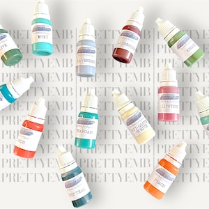 Jesmonite pigments, 10ml, concrete dye, hand blended colour, custom eco resin, jesmonite colours, plaster, gypsum resin, acrylic polymer, A1