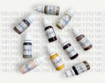Neutrales Jesmonite Pigment Set: Hand gemischte Harzfarben