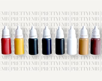 Jesmonite Pigments: Handgemischtes Eco-Harz-Farbset