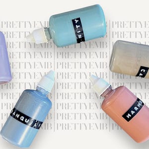 Jesmonite pigments, 30ml, concrete dye, hand blended colour, custom eco resin, jesmonite colours, plaster, gypsum resin, acrylic polymer
