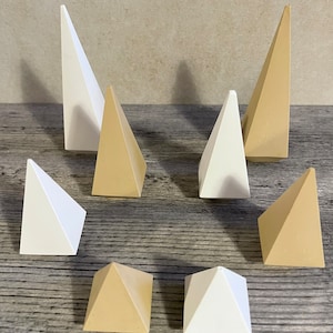 Jesmonite ring cone, concrete jewellery display, ring tree, stone ring holder, eco resin, gift for, wedding gift, dressing table accessories