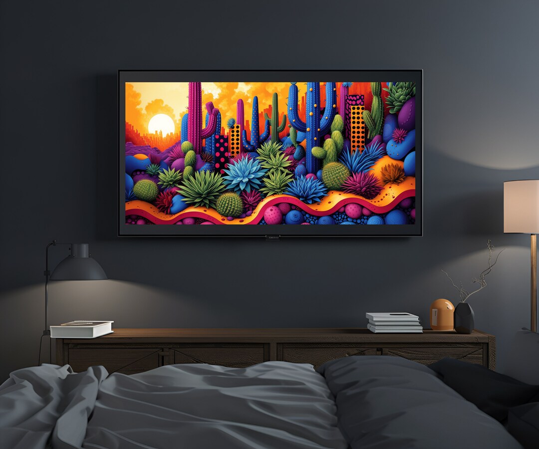 Samsung Frame TV Art - Colorful Display to Brighten Any Room, Uplift ...