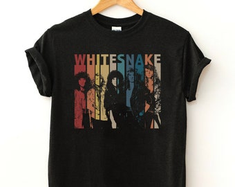 Whitesnake T Shirt Etsy